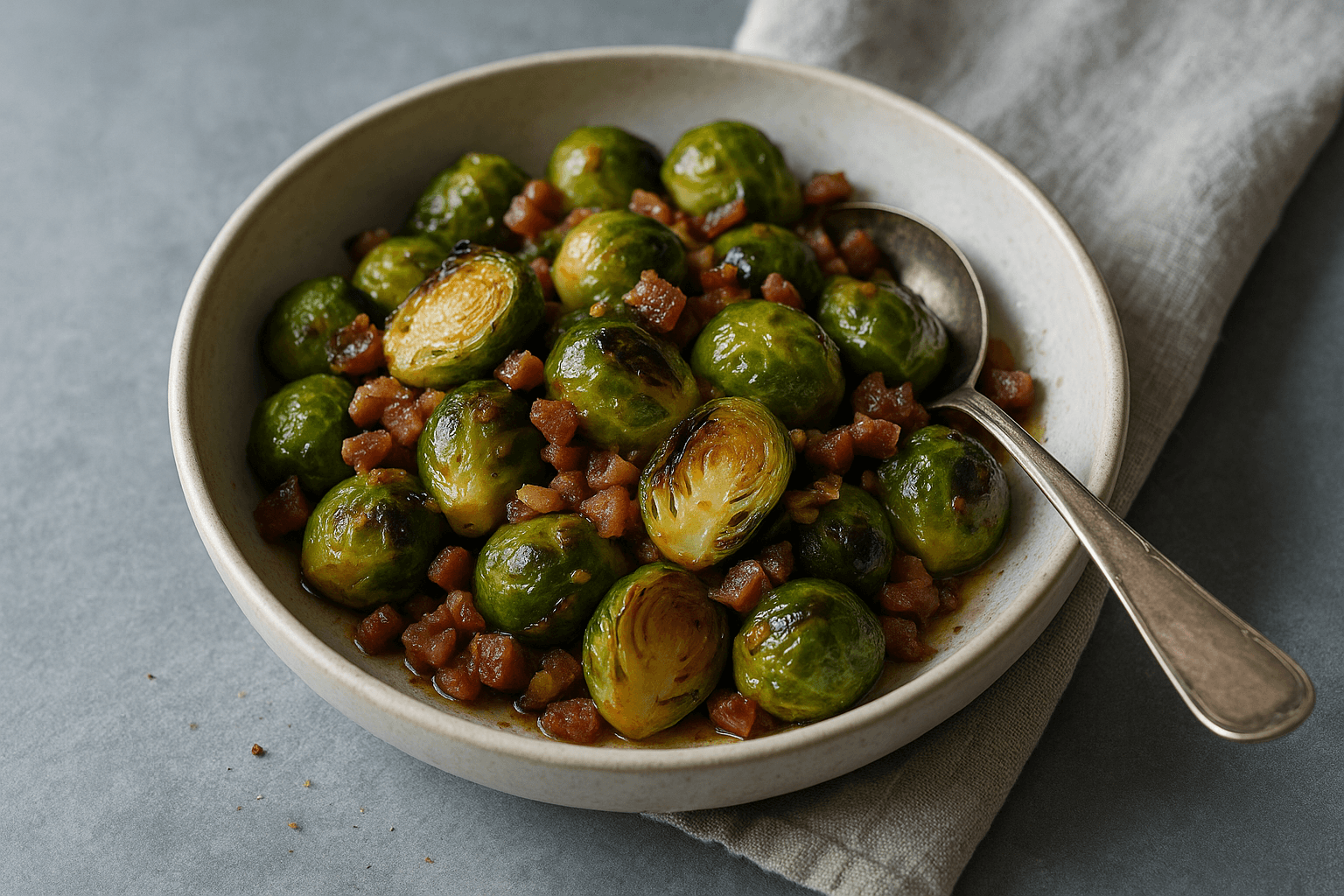 Brussels Sprouts With Pancetta